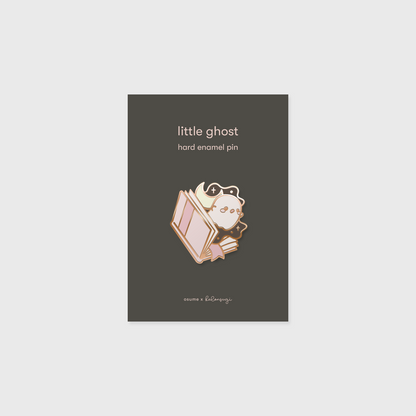 little ghost enamel pin