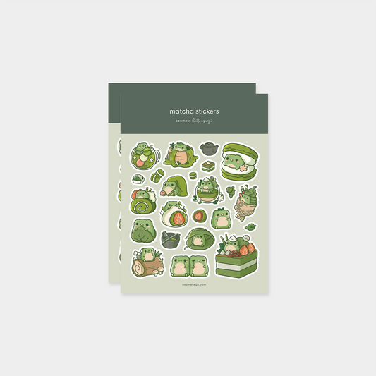 matcha stickers