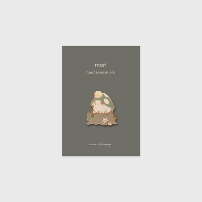 mori enamel pin