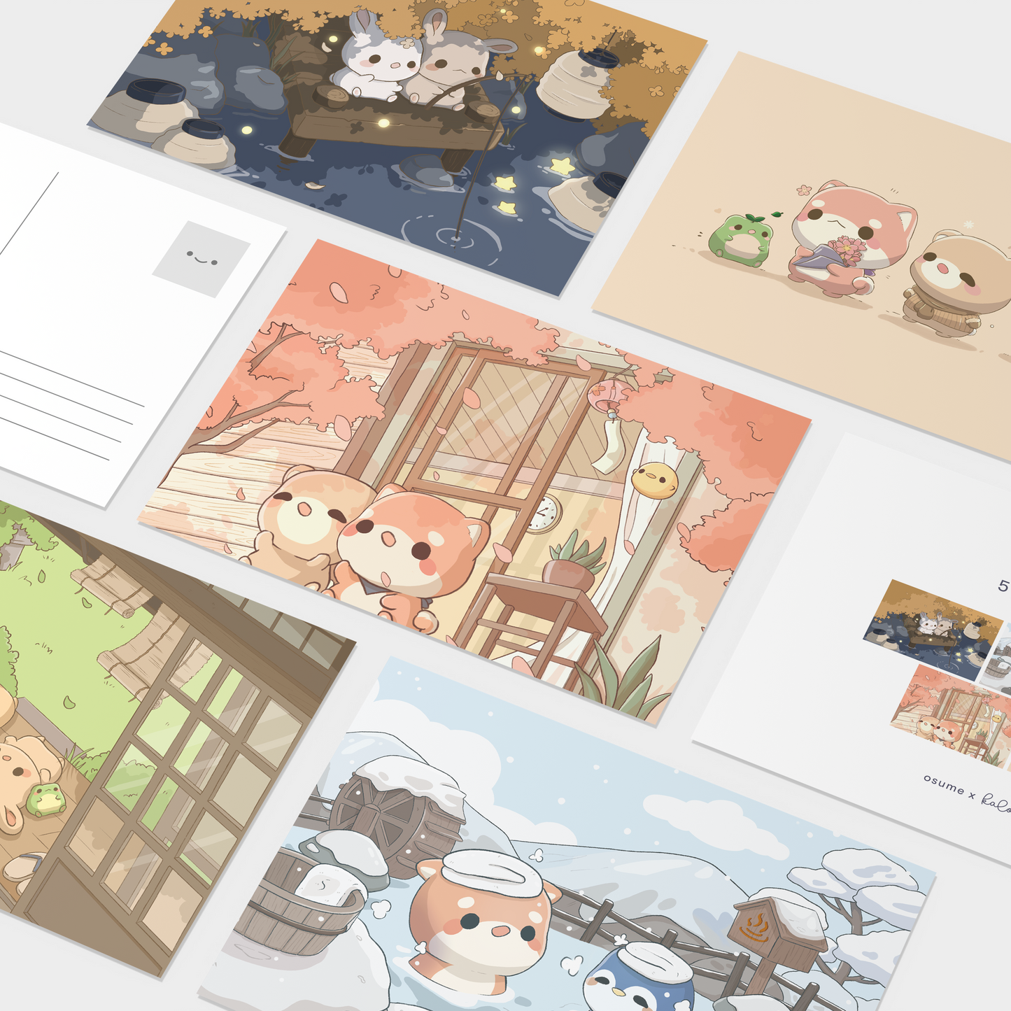 seasons postcard pack